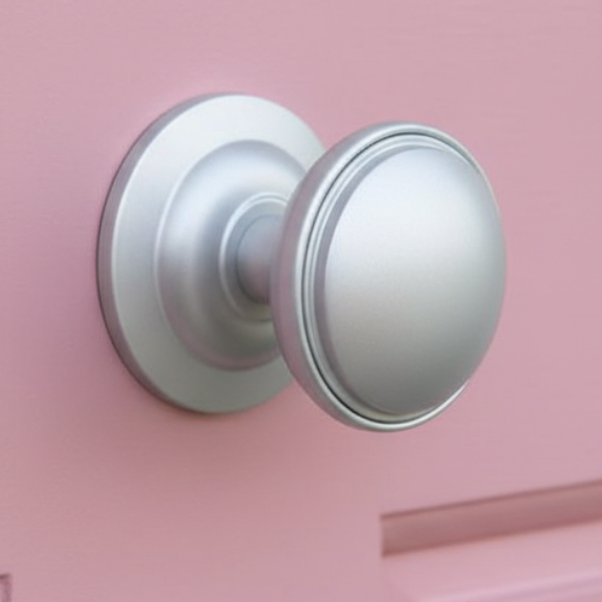 Fab and Fix Decorative Centre Door Knob 75mm Premium Satin