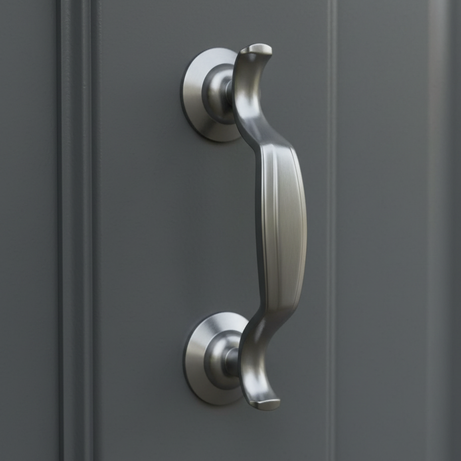 Fab and Fix Doctor uPVC Door Knocker Concealed Fix Hardex Graphite