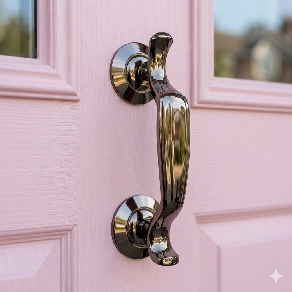 Fab and Fix Doctor uPVC Door Knocker Concealed Fix Hardex Bronze