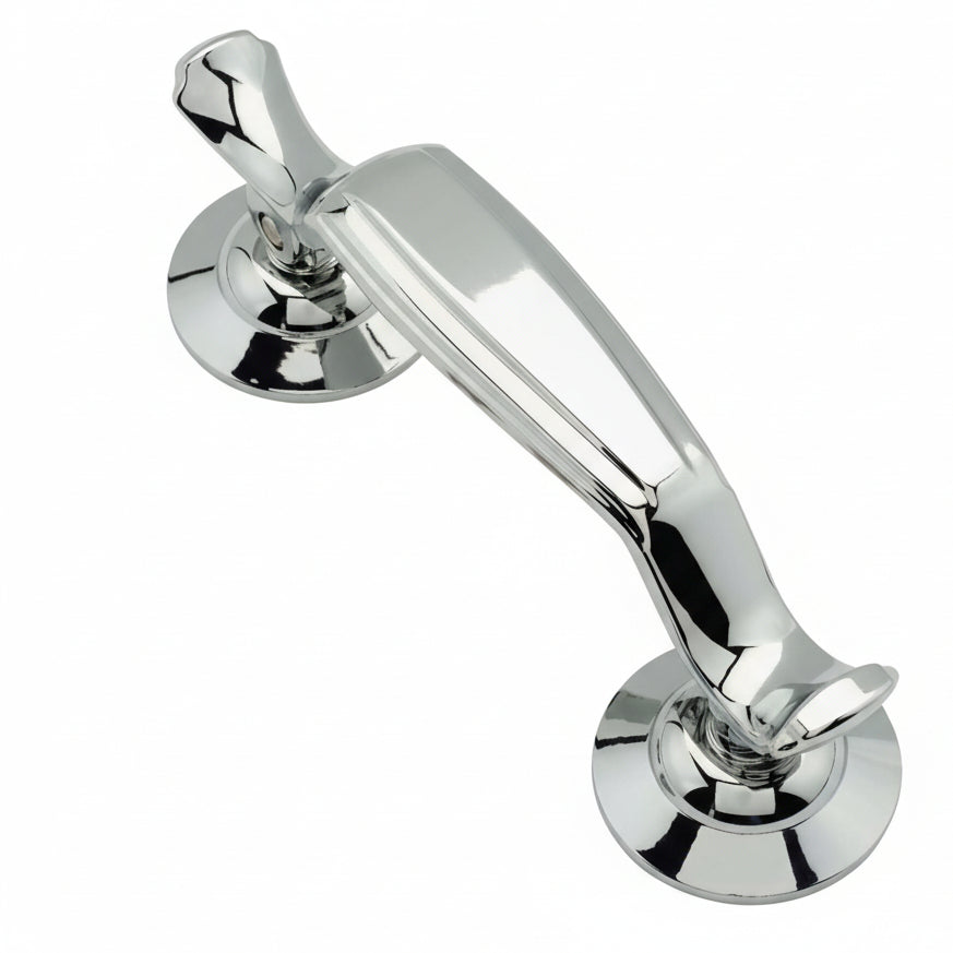 Fab and Fix Doctor uPVC Door Knocker Concealed Fix Hardex Chrome