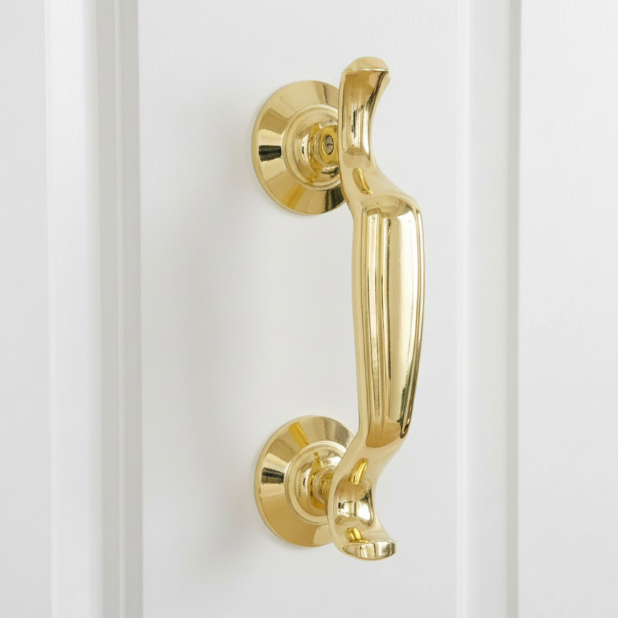 Fab and Fix Doctor uPVC Door Knocker Bolt Fix Hardex Gold