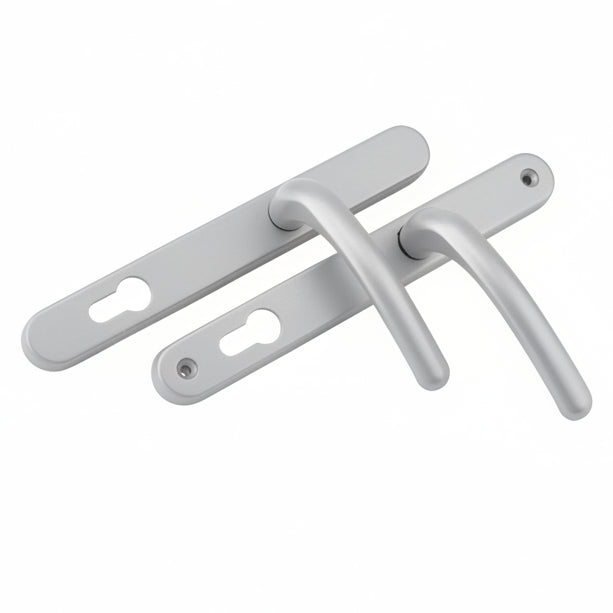 Fab and Fix Balmoral Premium Satin uPVC Door Handles 92mm Centres