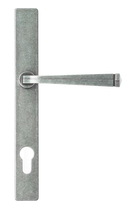 Fab and Fix Noble Hardex Pewter Door Handles 92mm Centres