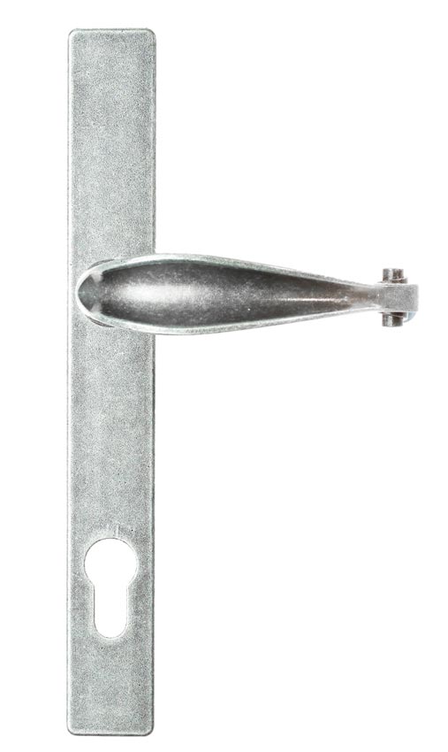 Fab and Fix Sculptured Hardex Pewter uPVC Door Handles 92mm Centres