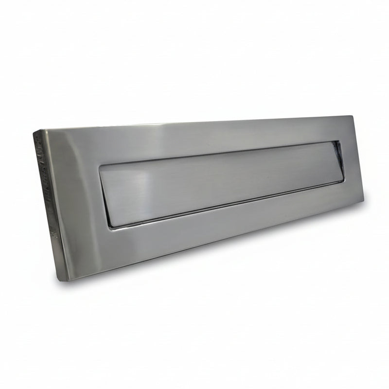 Architectural Shield External uPVC Letter Plate Hardex Graphite 317x88mm