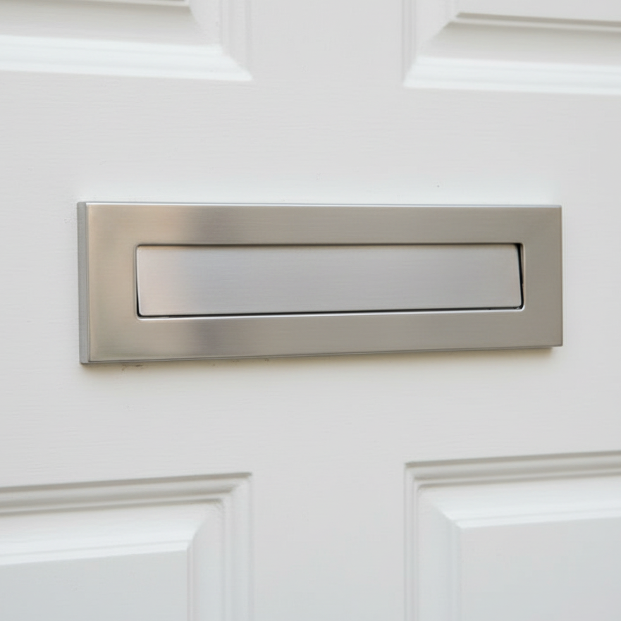 Architectural Shield External uPVC Letter Plate Hardex Graphite 317x88mm