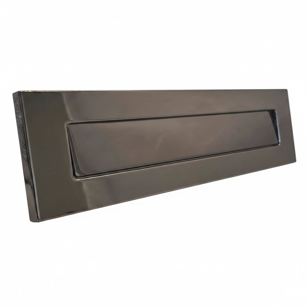 Architectural Shield External uPVC Letter Plate Hardex Bronze 317x88mm