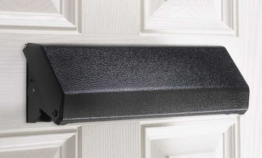 Heritage and Architectural Internal Shield Letter Plate Antique Black