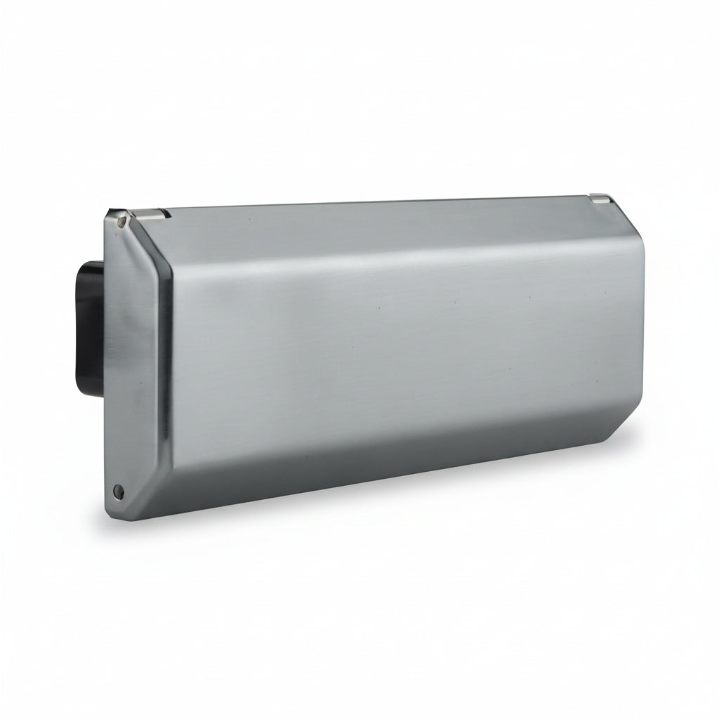 Heritage and Architectural Internal Shield uPVC Letter Plate Hardex Graphite