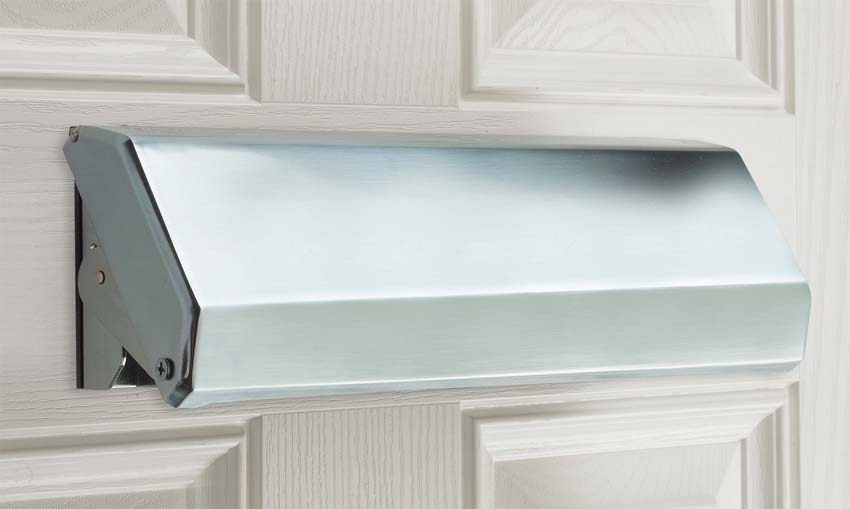 Heritage and Architectural Internal Shield Letter Plate Hardex Graphite