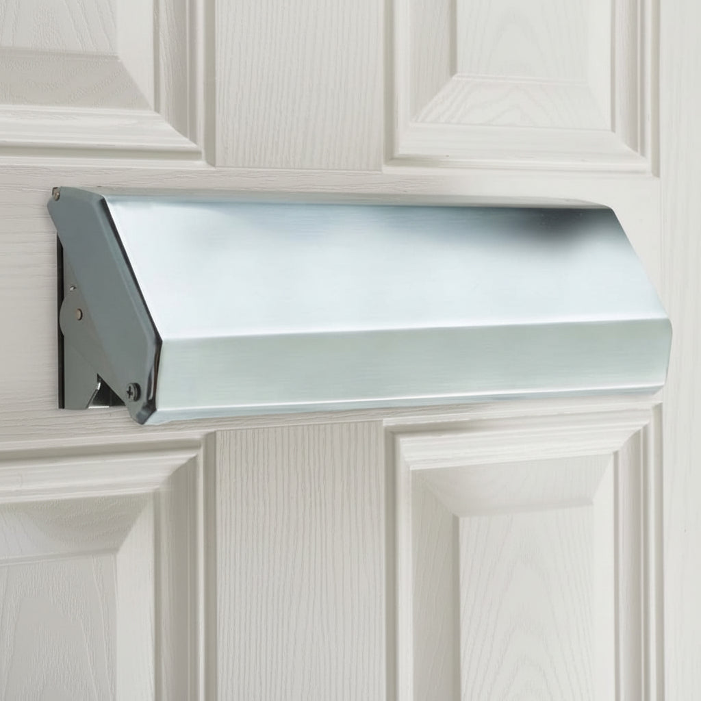 Heritage and Architectural Internal Shield uPVC Letter Plate Hardex Graphite
