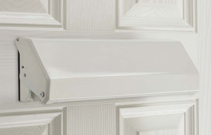 Heritage and Architectural Internal Shield Letter Plate White