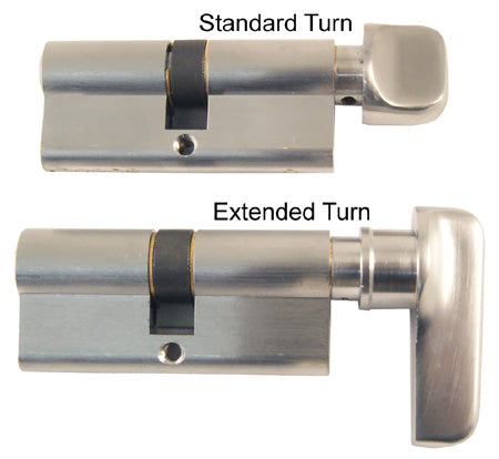 Extended Turn For Euro Profile Cylinders