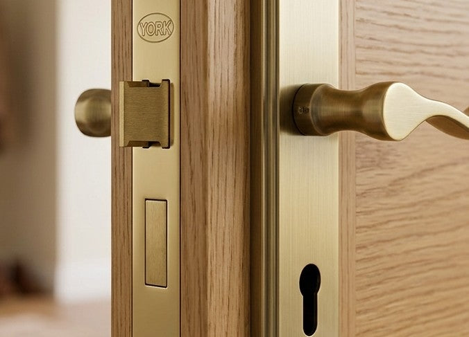 Heritage RR906 Antique Brass 76mm Reeded Centre Door Knob