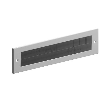 Brush Letterbox Excluder Aluminium