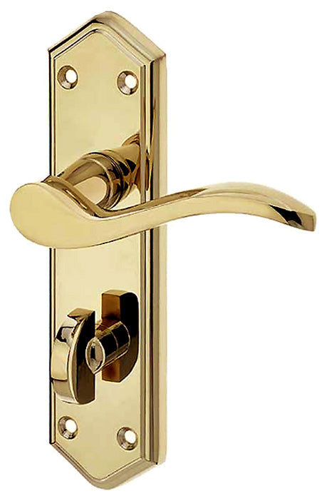 Paris Brass PVD Finish Bathroom Handles 168x47mm