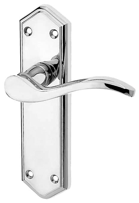 Paris Polished Chrome Latch Handles 168x47mm
