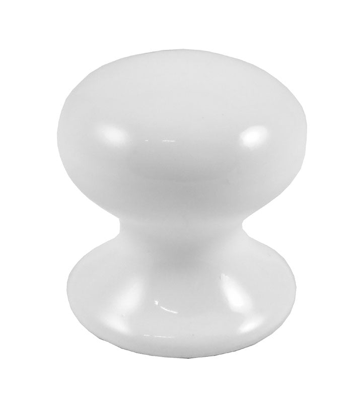 White Ceramic Cupboard Knob