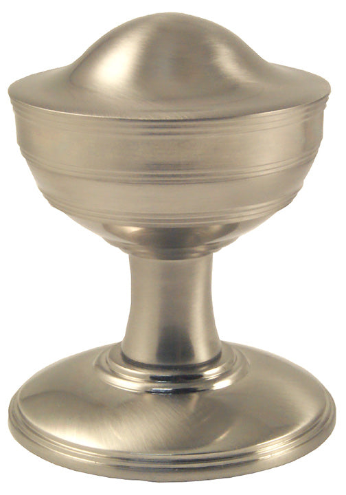 Satin Nickel Crown Mortice Door Knob Set