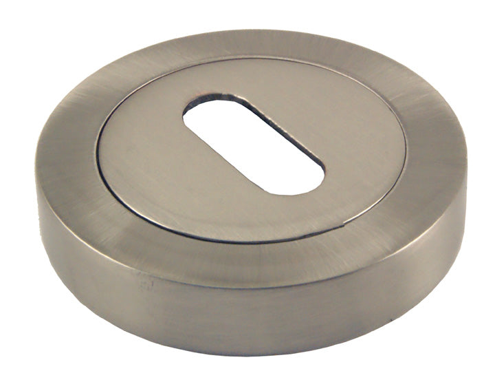 Satin Nickel key Escutcheon 50mm
