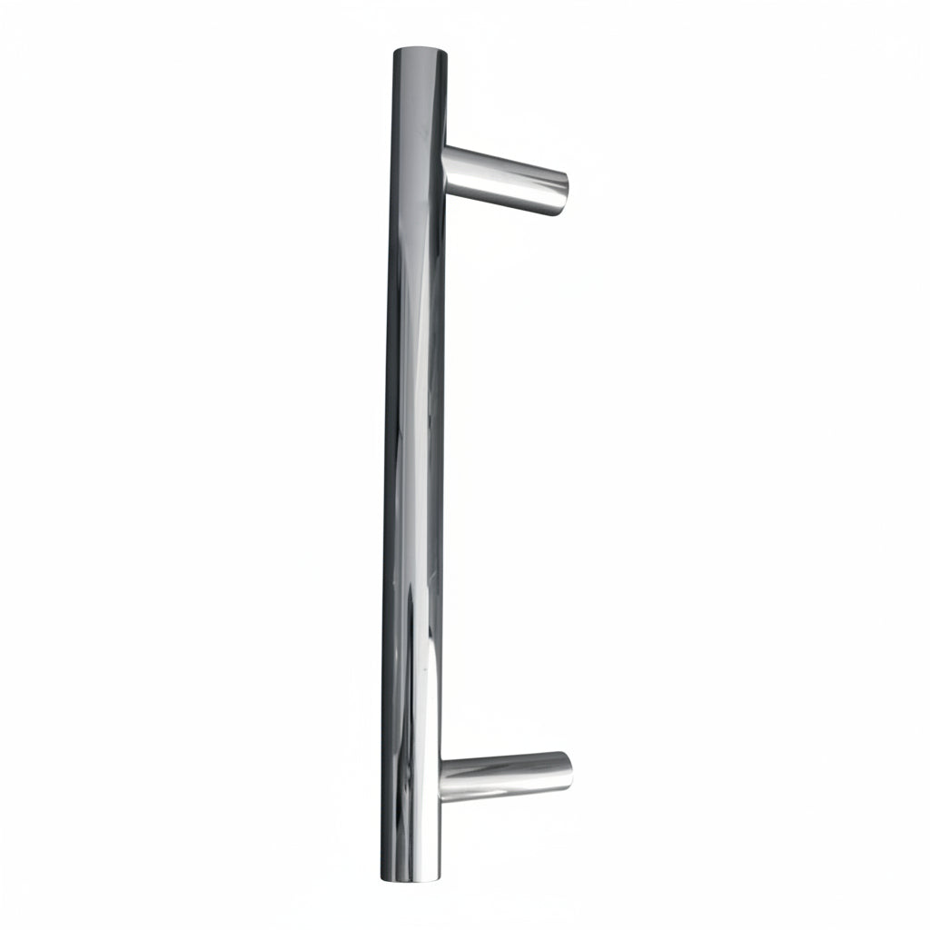 Polished Stainless Steel 12mm T Bar Cabinet Handle