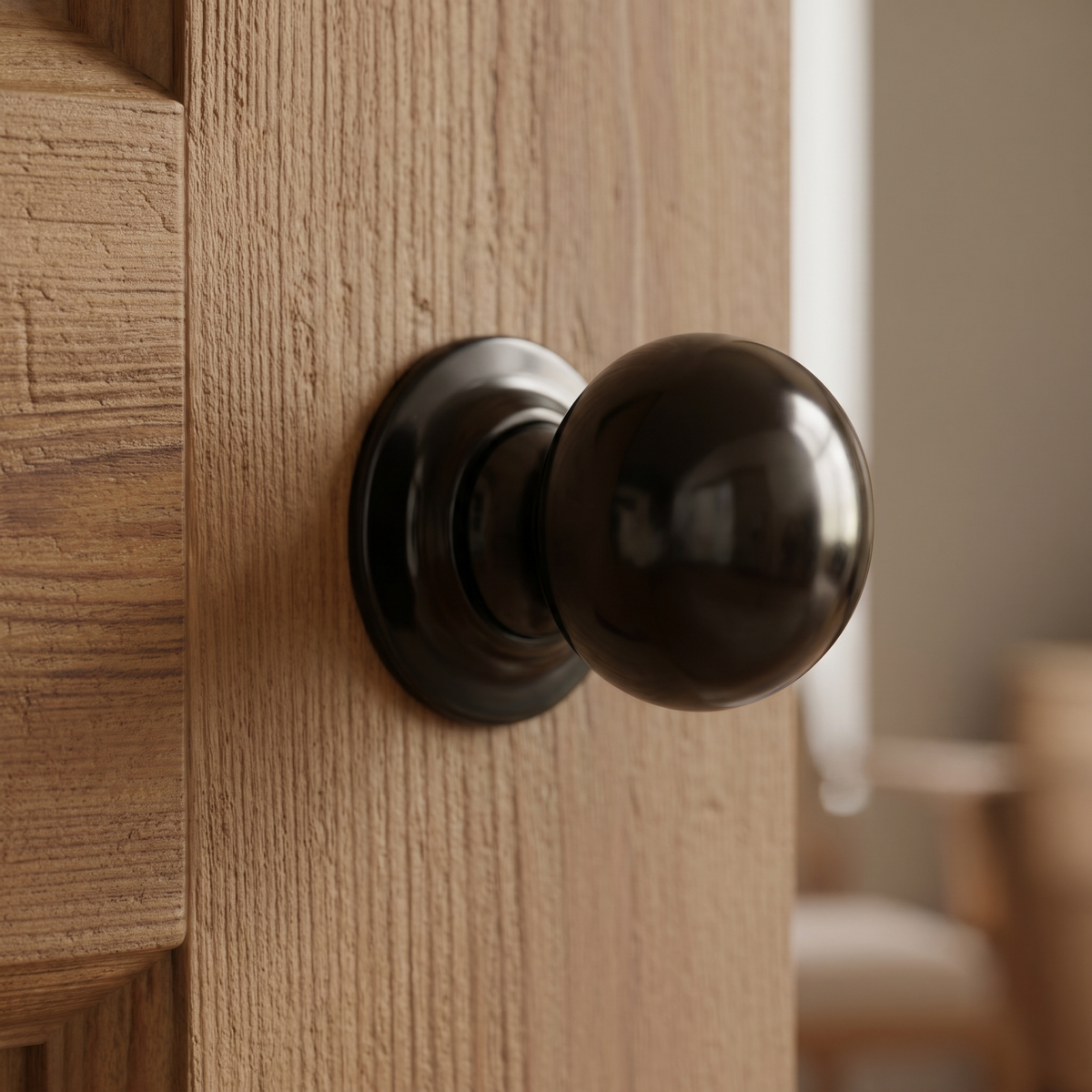 Black Mortice Door Knobs