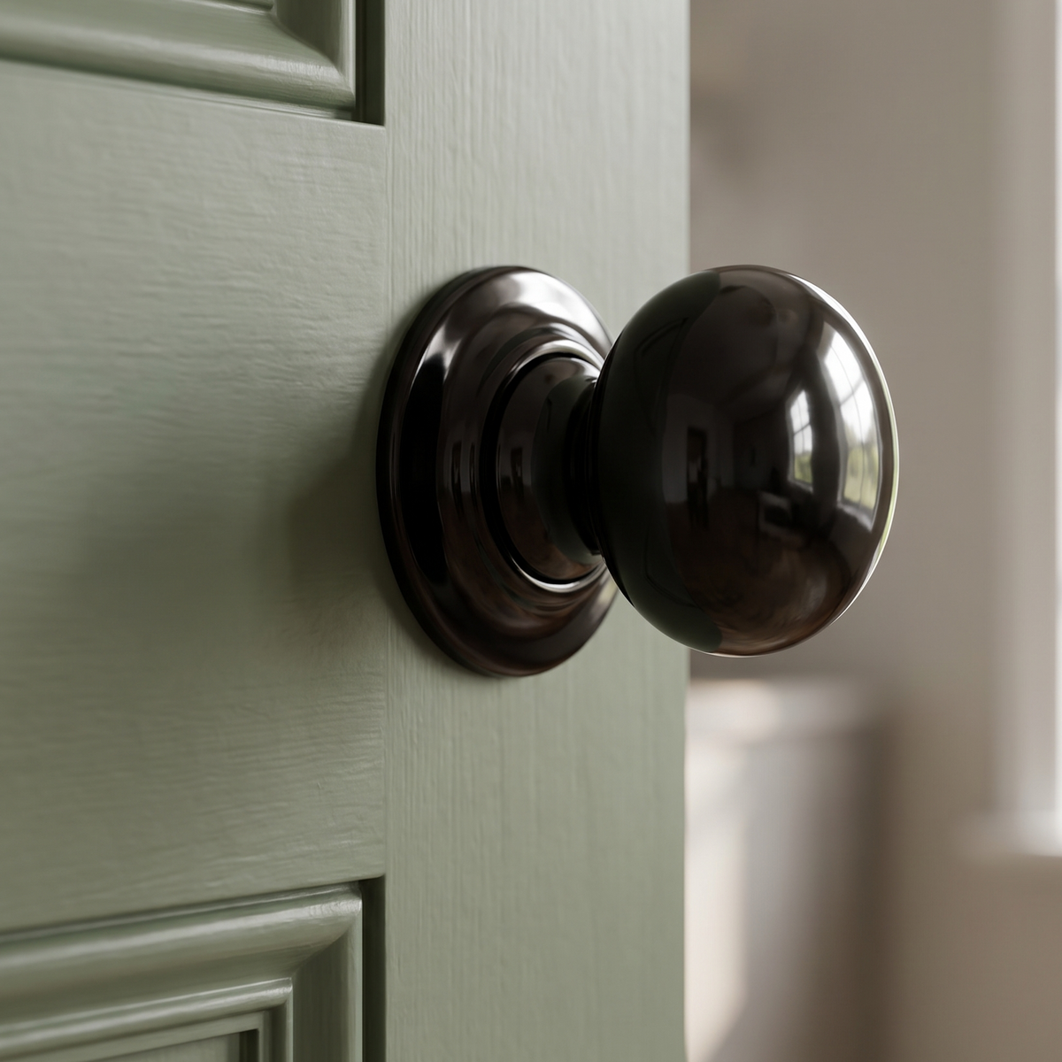 Black Mortice Door Knobs
