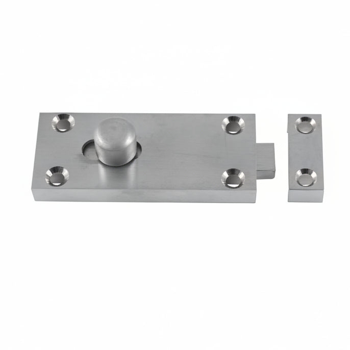 Satin Chrome Bathroom Bolt