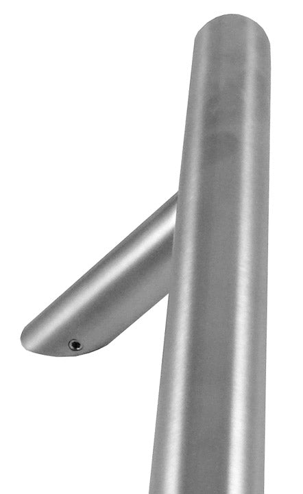Satin Stainless Steel Cranked Door Pull Handle Grade 304