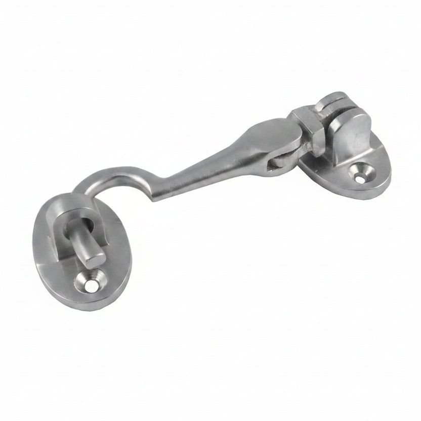 Satin Chrome Cabin Hooks 75mm to 300mm