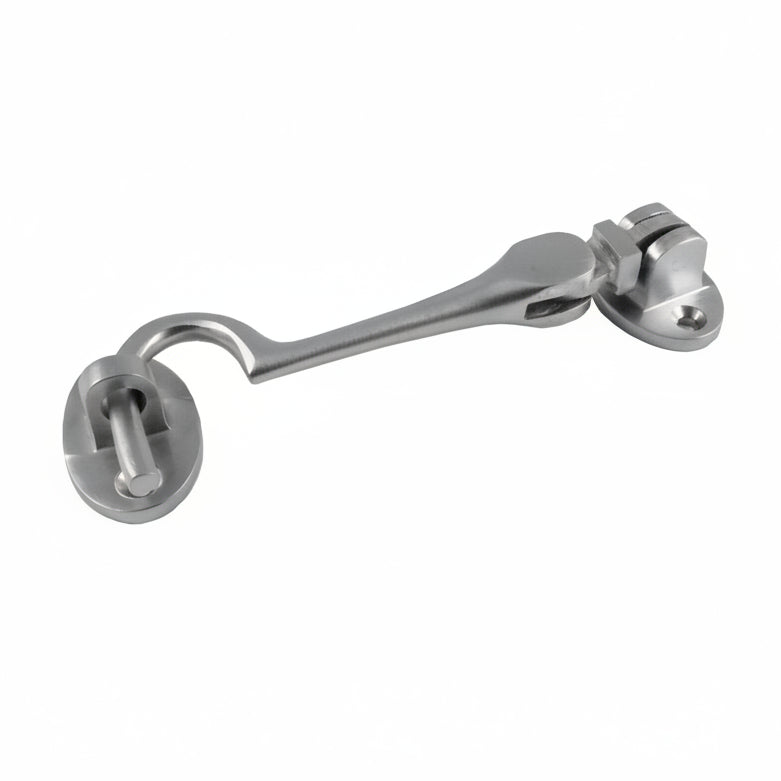 Satin Chrome Cabin Hooks 75mm to 300mm