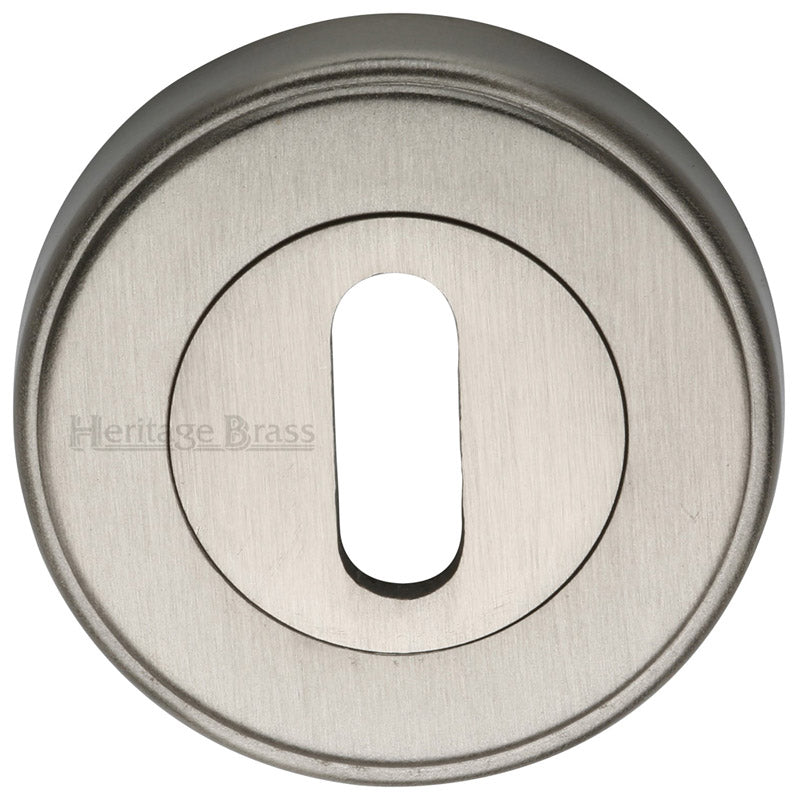 Satin Nickel Key Escutcheon 53mm