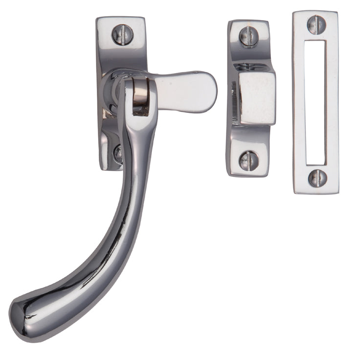 Polished Chrome Window Casement Fastener 5in (128mm)