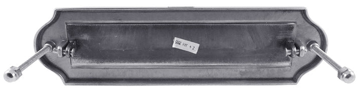 Polished Chrome Lift Up Gravity Flap Letter Box 11x3in (280x78mm)
