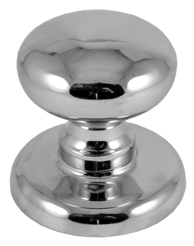 Polished Chrome Round Centre Door Knob 78mm (3in)