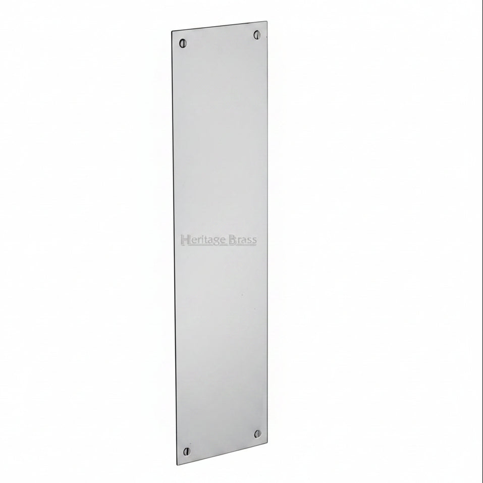 Heritage V740 Polished Chrome Finger Plate 305x76mm