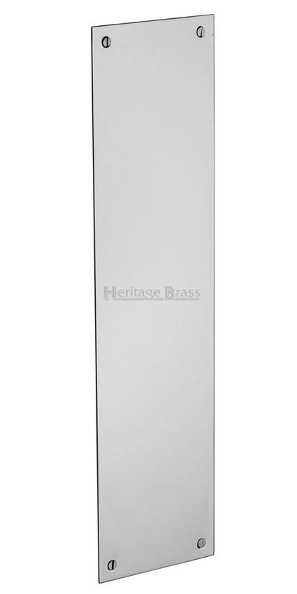 Heritage V740 Polished Chrome Finger Plate 305x76mm