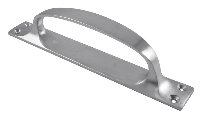 Heritage V1142 Satin Chrome Pull Handle on Plate 170x25mm