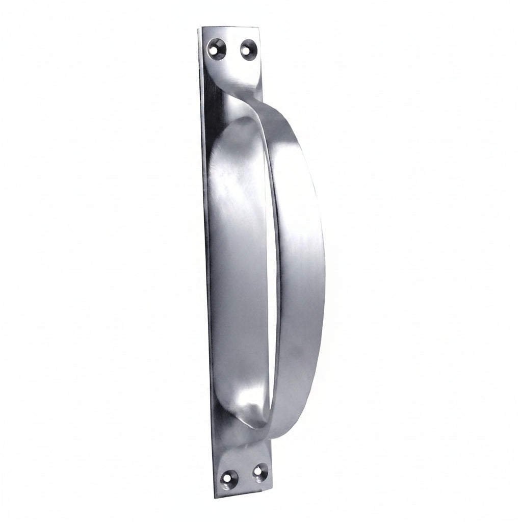 Heritage V1142 Satin Chrome Pull Handle on Plate 170x25mm