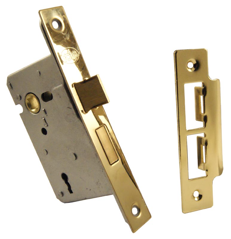 York 3 Lever Mortice Sashlock
