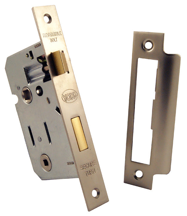 York Bathroom Mortice Lock