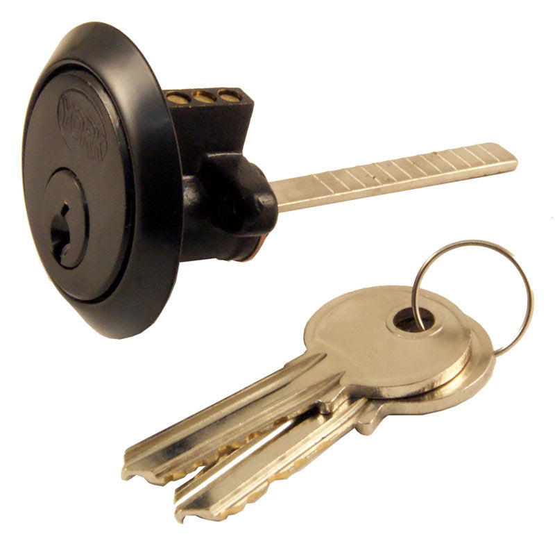 Black Front Door Nightlatch Standard and Narrow Style