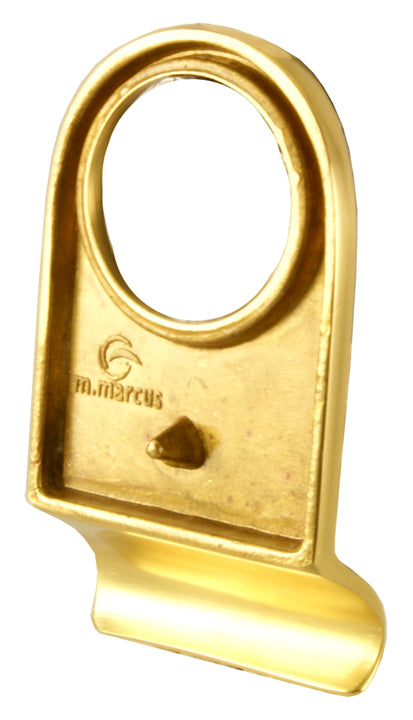 Polished Brass Radiused Cylinder Door Pull