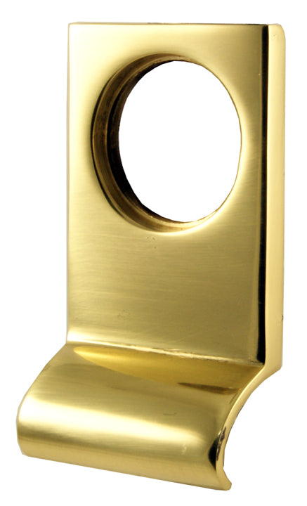 Polished Brass Square Edge Cylinder Door Pull