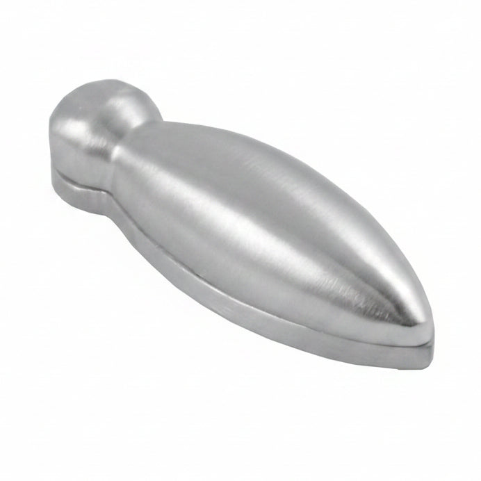 Satin Chrome Oval Door Key Hole Escutcheon