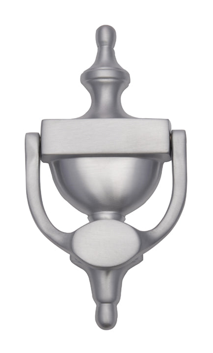 Satin Chrome Urn Front Door Knocker 6in (152mm)