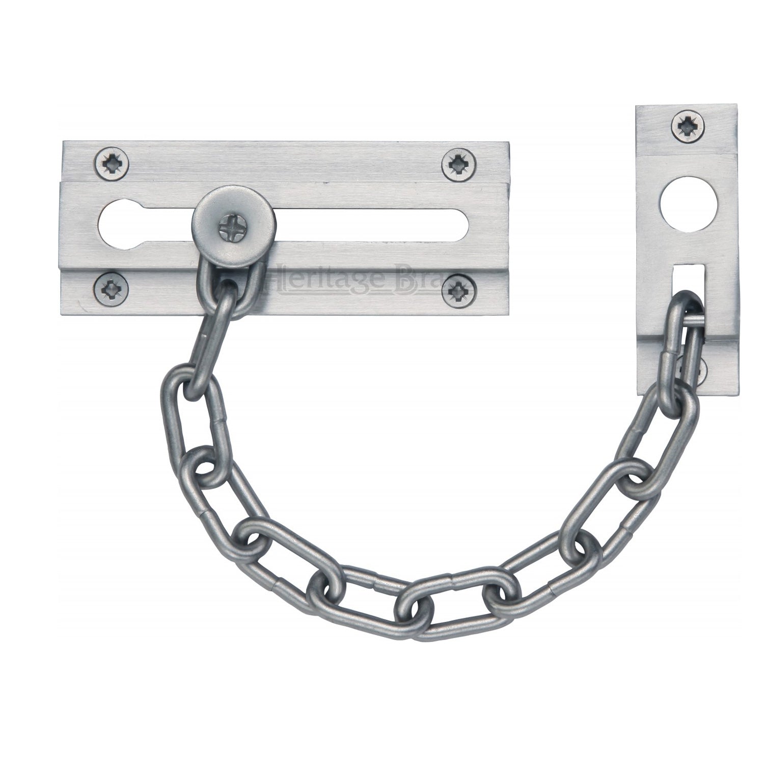 Heritage V1070 Satin Chrome Door Chain 90mm