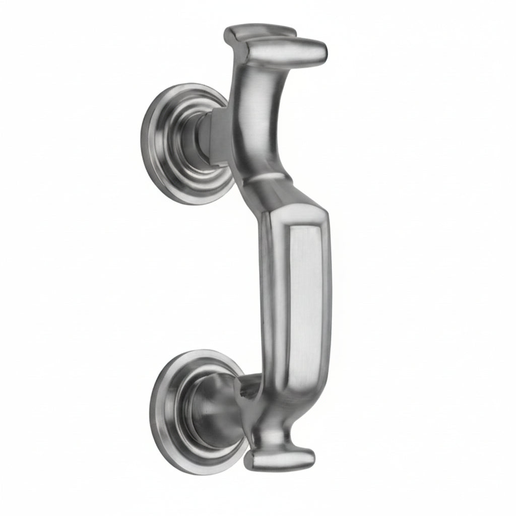 Satin Chrome Doctor Front Door Knocker 7.5in (193mm)