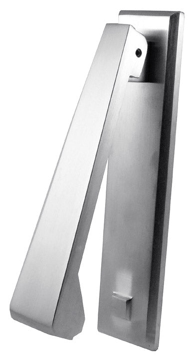 Heritage Satin Chrome Contemporary Door Knocker
