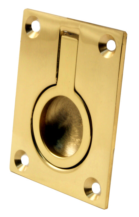 Brass Flush Ring 38x50mm